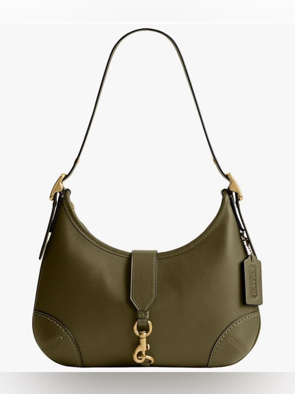 Coach Hampton Hobo Shoulder Bag with Brass Hardware, NWT, limited re-edition